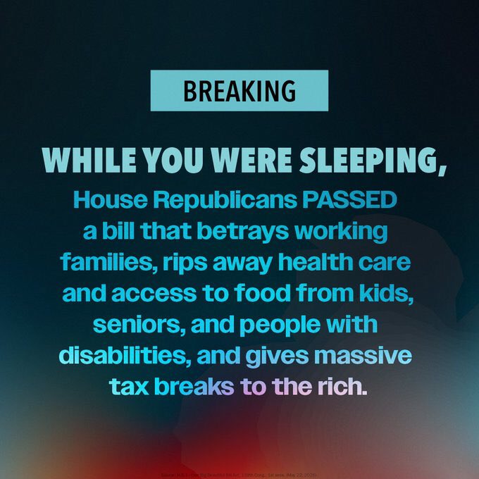 POV: You were asleep. They were scheming.
House Republicans passed a 2AM bill gutting Medicaid—13.7 million lives on the line.
All for billionaire yachts.

Cuts to food.
Cuts to care.
Cuts to dignity.

Don’t wait for an election.
Raise hell now.
#HealthCareCutsKill #WeSeeYouGOP
