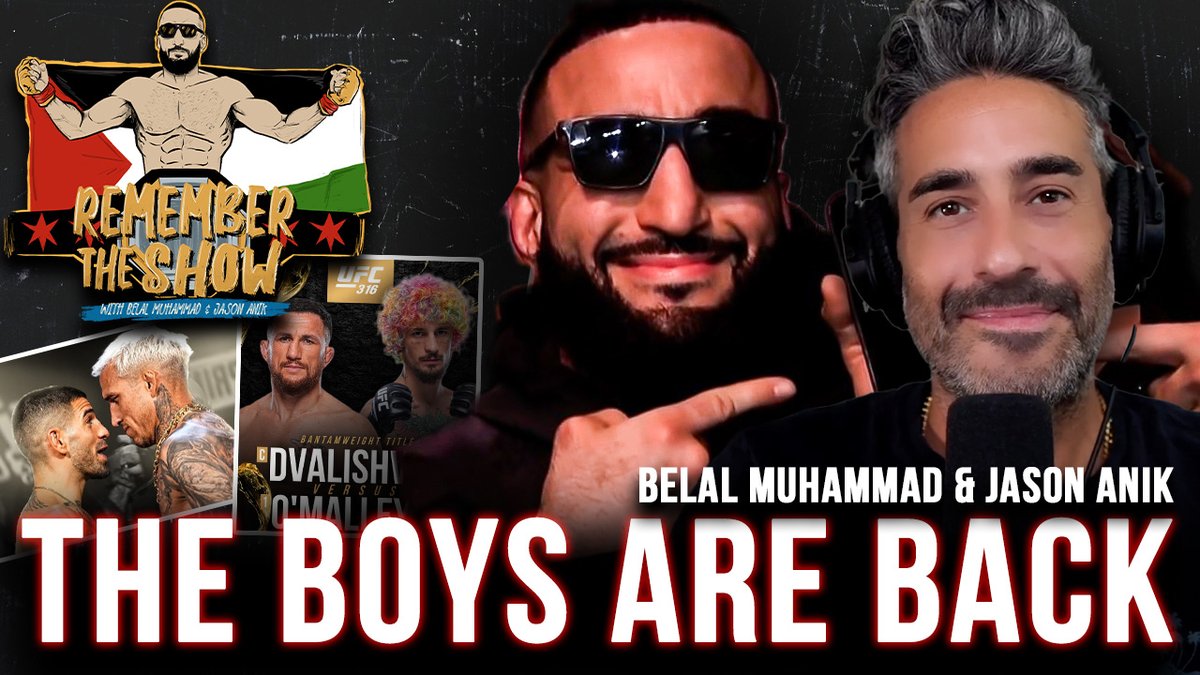 Anik & Florian Podcast (@anikflorianpod) on Twitter photo TOMORROW!
🔥 LIVE at 4:30pm ET w/ <a href="/bullyb170/">Belal Muhammad</a> & @BostonAnik!
👇 JOIN US
shorturl.at/2Z880 TOMORROW!
🔥 LIVE at 4:30pm ET w/ <a href="/bullyb170/">Belal Muhammad</a> & @BostonAnik!
👇 JOIN US
shorturl.at/2Z880