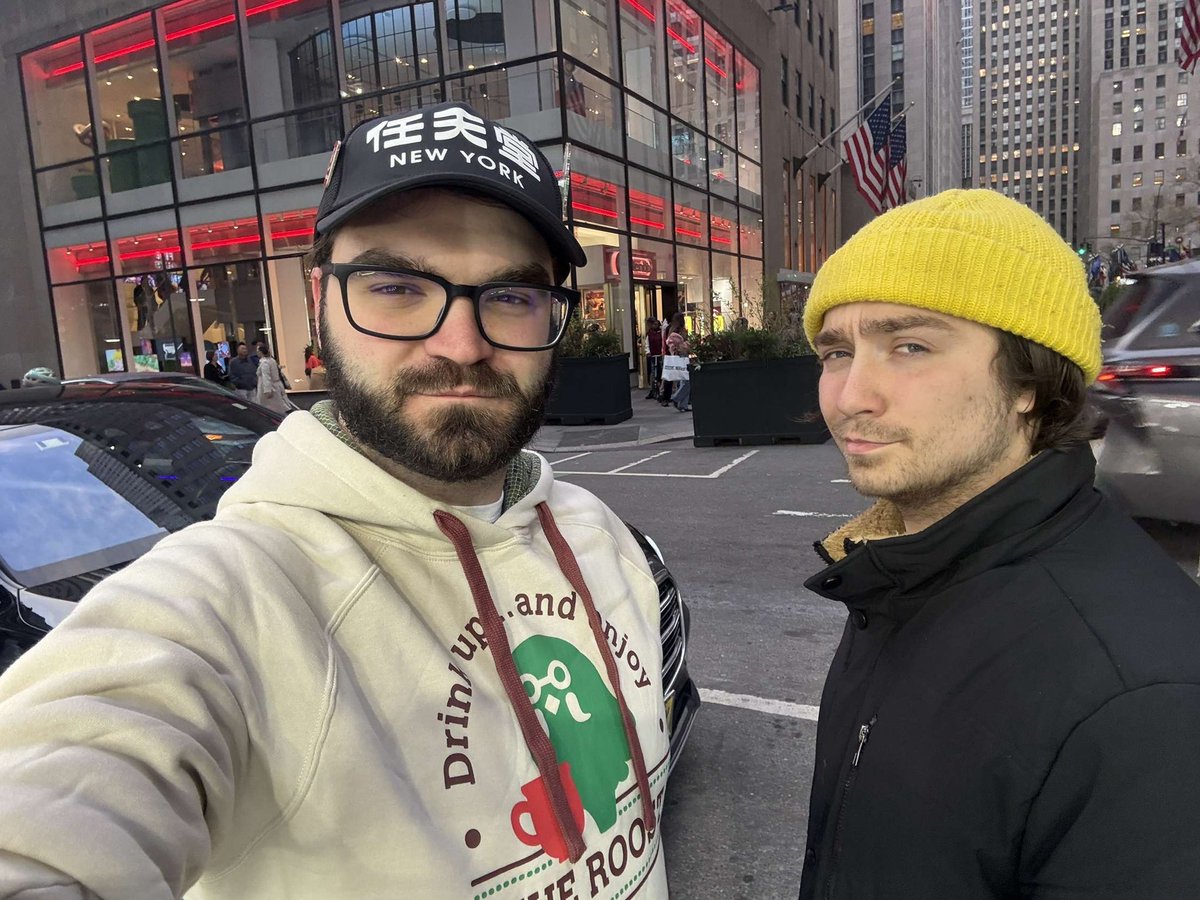 N10YTC's tweet photo. TWO WEEKS remain in what has been a long journey for the man first in line for the Nintendo Switch TWO @ChickenDog64 
Along his journey he's been visited by a wide array of N10 members ( and former @ShyGuyStef )
With TWO weeks remaining...
Who knows what else could happen? https://t.co/2i4A1SXsXW