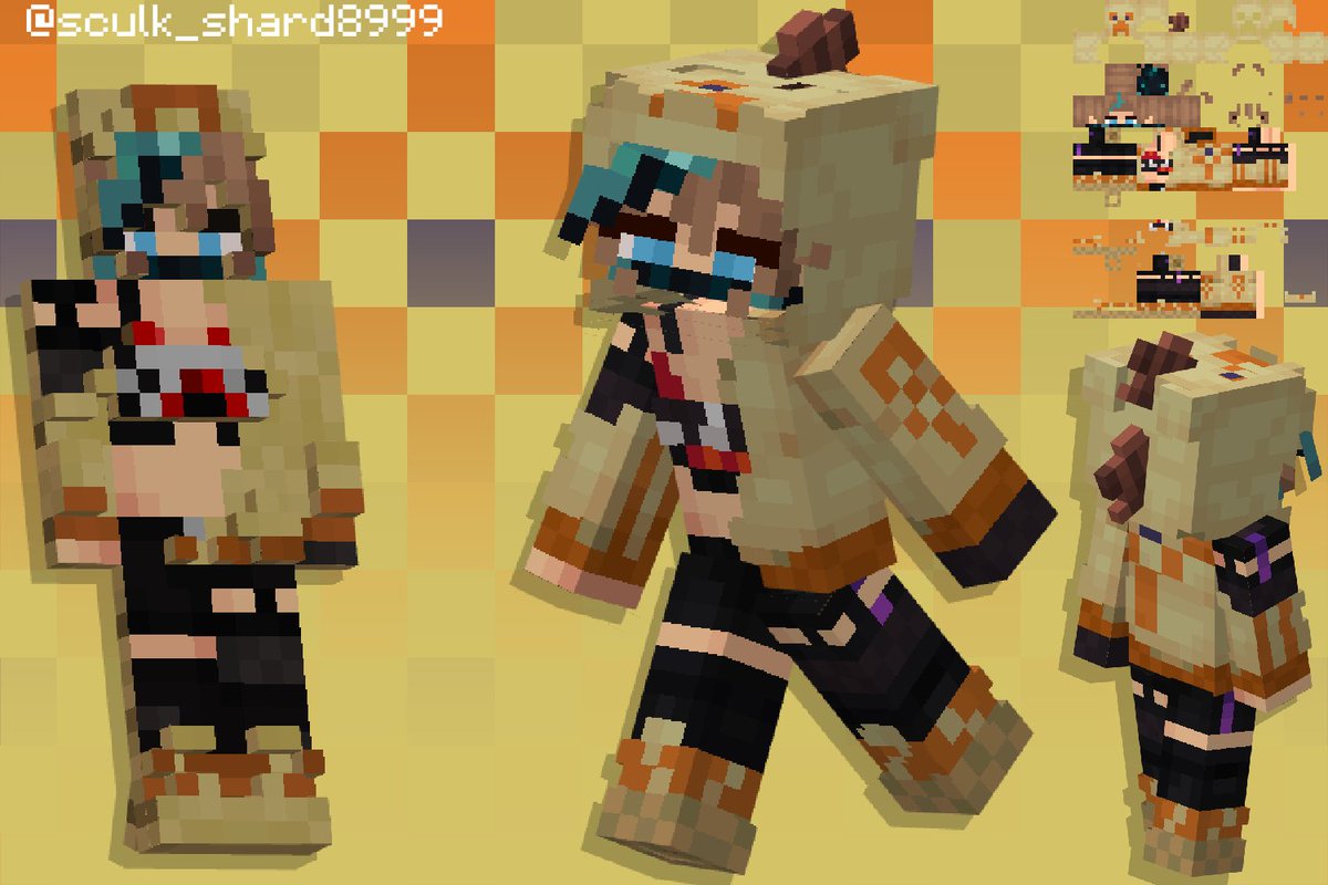 sculk_shard8999's tweet image. remake of my desert temple skin
Old/new xd
#Minecraft #Blockbench