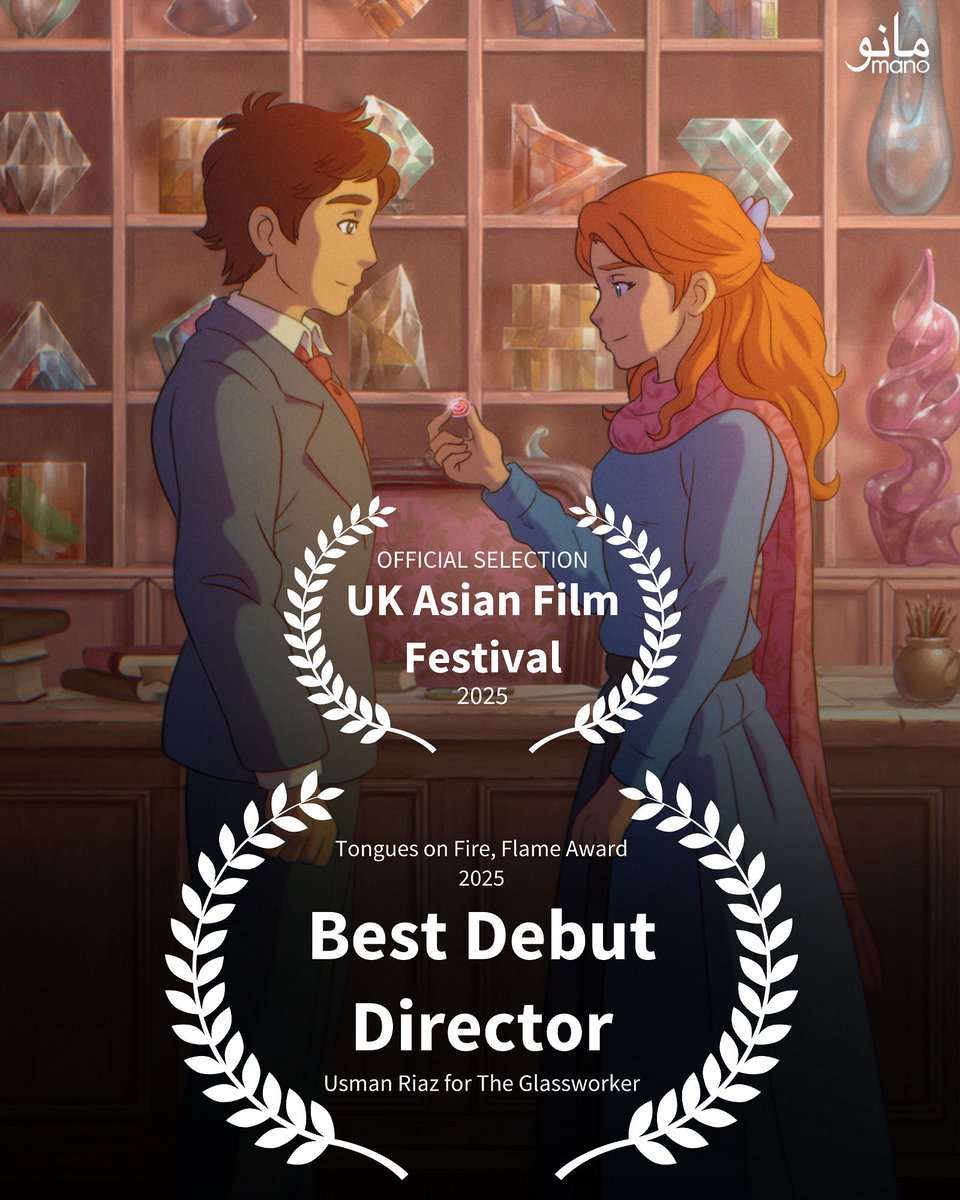 I’m honored to receive the Tongues on Fire, Flame Award for Best Debut Director at the UK Asian Film Festival 2025 for The Glassworker.

A heartfelt thank you to our brilliant screenwriter Moya O’Shea for attending the festival and accepting this award on my behalf.
