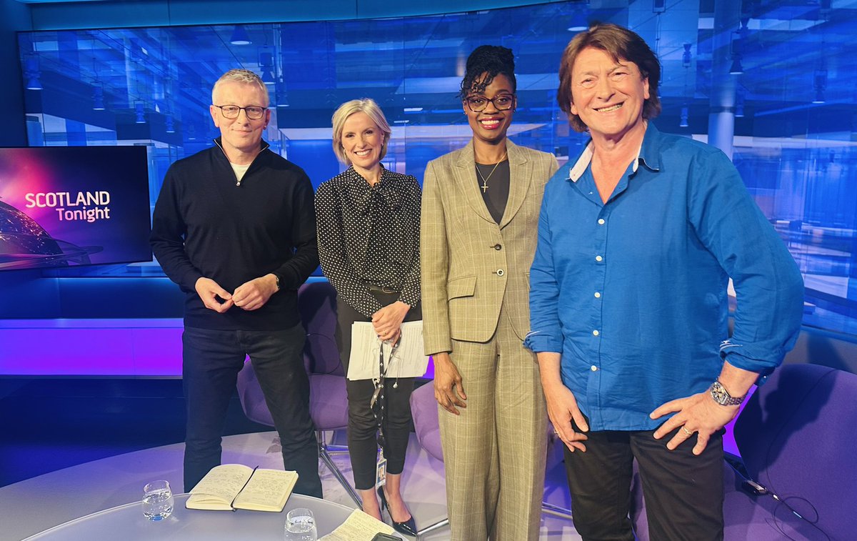 Another great debate tonight on <a href="/ScotlandTonight/">ScotlandTonight</a> with fab host <a href="/ronadougallnews/">Rona Dougall</a> and fellow panelist’s <a href="/beneragazza/">bene briggs</a> <a href="/petermacmahon/">@petermacmahon</a> 
Topics discussed included the brilliant female Highland Games competitors , flip flopping <a href="/Keir_Starmer/">Keir Starmer</a> , skint Scottish councils and how they should