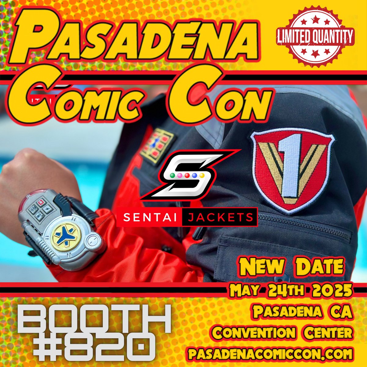 SentaiJackets's tweet image. This Saturday #PasadenaComicCon. We’re setting up at Booth # 820, and if you ever dreamed of suiting up like your childhood heroes, this is your moment.
The #LightspeedRescue cast will be there and we’ve got a very limited supply of our Rescue Series Jacket. #PowerRangers