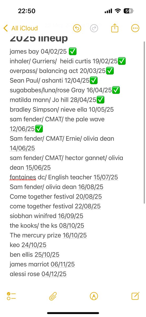 this is genuinely insane to me my lineup this year