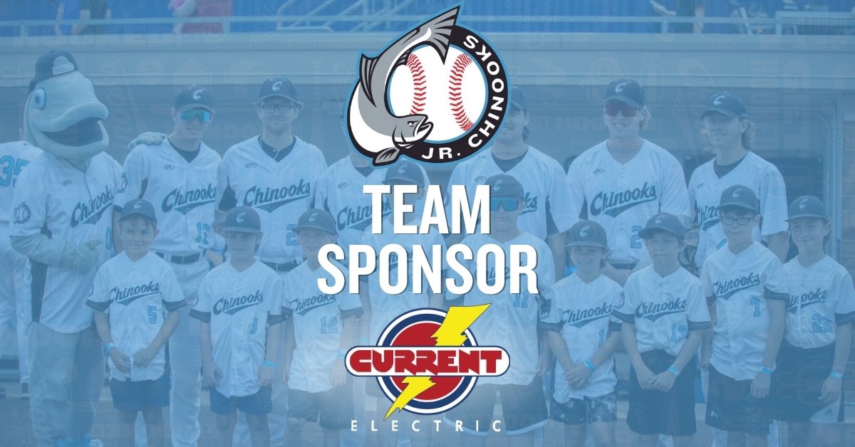 Jr. Chinooks (@jrchinooks) on Twitter photo We’re proud to partner with <a href="/currentelectric/">Current Electric Co.</a> as an official team sponsor of the Junior Chinooks! We’re proud to partner with <a href="/currentelectric/">Current Electric Co.</a> as an official team sponsor of the Junior Chinooks!