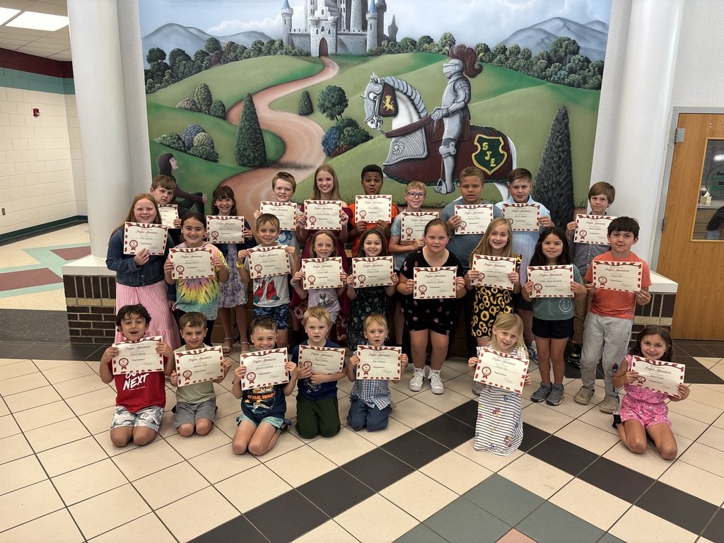 stjames_elem's tweet photo. 25. Twenty. Five.
That's how many students had perfect attendance this year! Wow! https://t.co/CHUbJCdoAD