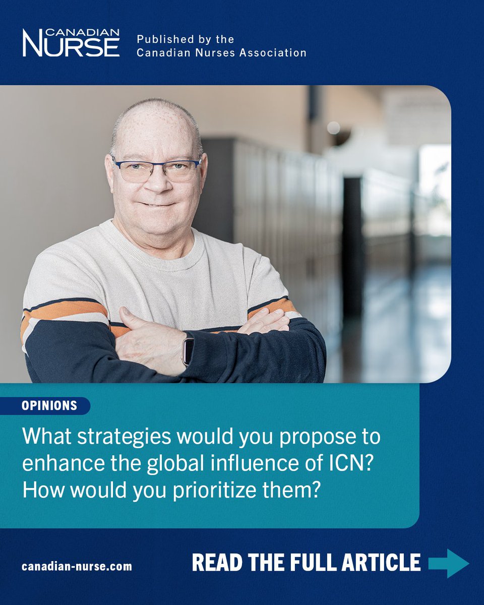 If you’ve ever wondered how nursing could have more influence on the global stage, Sylvain Brousseau has a bold plan. From ethical recruitment to leadership development, his ICN strategy puts nurses at the center of global health.

Link: bit.ly/4k8gseA