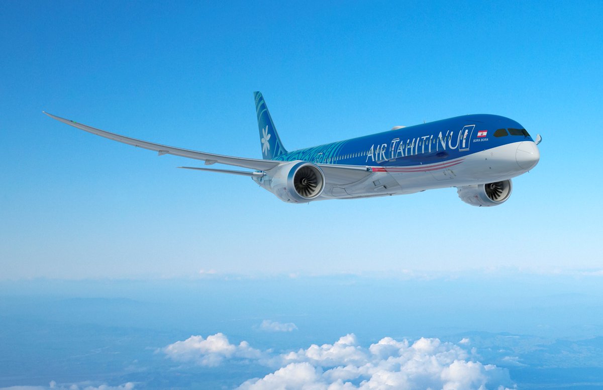 Thanks to carriers like <a href="/AirTahitiNui/">Air Tahiti Nui</a>, the 787 #Dreamliner has now flown over 1 billion passengers worldwide.

With its all 787 fleet, the airline flies one of the longest "domestic" routes: Papeete to Paris via LAX—since Tahiti is part of France! 🌍✈️