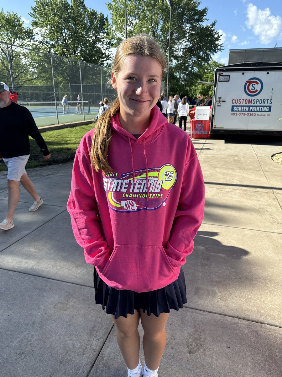 Congratulations to Jayda Engelbart LSB Girls tennis first quarterfinalist in school history!  Let’s go Jayda!