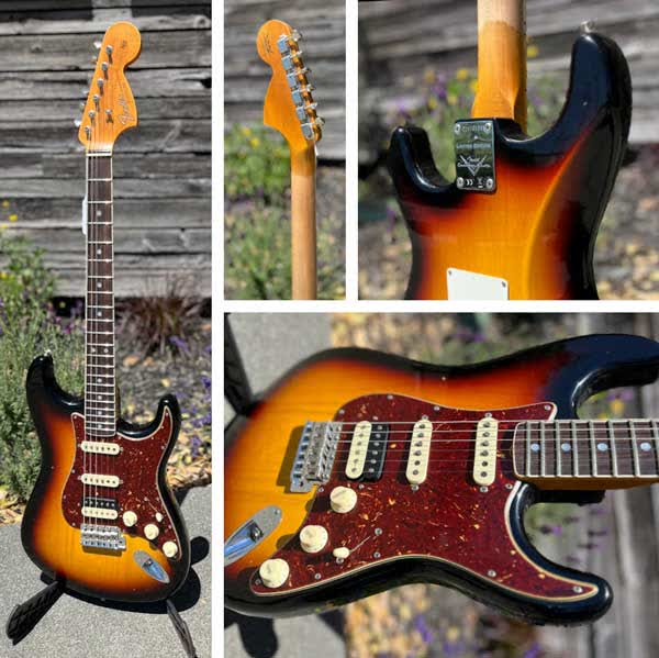bananasatlarge's tweet image. Score a great deal on this Fender Custom Shop '67 Strat HSS Relic—9.5" radius, rosewood fretboard, C neck, jumbo frets, hand-wired pickups: Fat 64 bridge, Fat 64 reverse wound/reverse phase middle, Shawbucker bridge. Details &amp;gt; tinyurl.com/mrk563uh #bananasatlarge