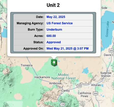 nplareau's tweet image. Good looking burn with #pyroCu up on the #ModocNF today. (as a side note I'd love to sample these larger Rx fires up there... anyone know a point of contact?).