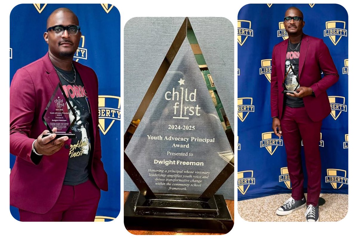 Today I received the 2024-2025 Youth Advocacy Principal Award. 

This award honors a principal whose visionary leadership amplifies youth voice and drives transformative change within the community school framework. #ChildFirst #urbaneducation #AllGod <a href="/BaltCitySchools/">Baltimore City Public Schools</a>