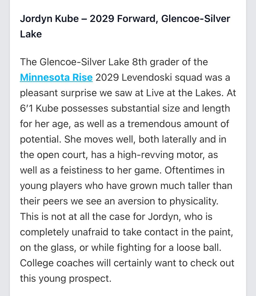 Jordyn Kube (@jordynkube26) on Twitter photo Thank you <a href="/AllyMcGinnis2/">Ally</a> for the recognization Thank you <a href="/AllyMcGinnis2/">Ally</a> for the recognization