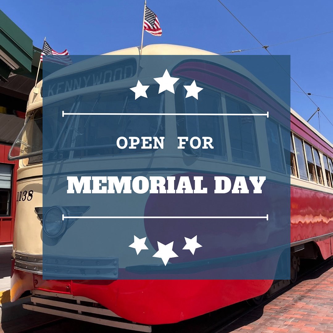 The Pennsylvania Trolley Museum will be open on Monday, May 26th! Add a trolley ride to your holiday weekend plans; and learn what to expect during your visit at our website: pa-trolley.org/plan-your-visi… #VisitWashingtonPA #museum #history #transit #trolley #streetcar