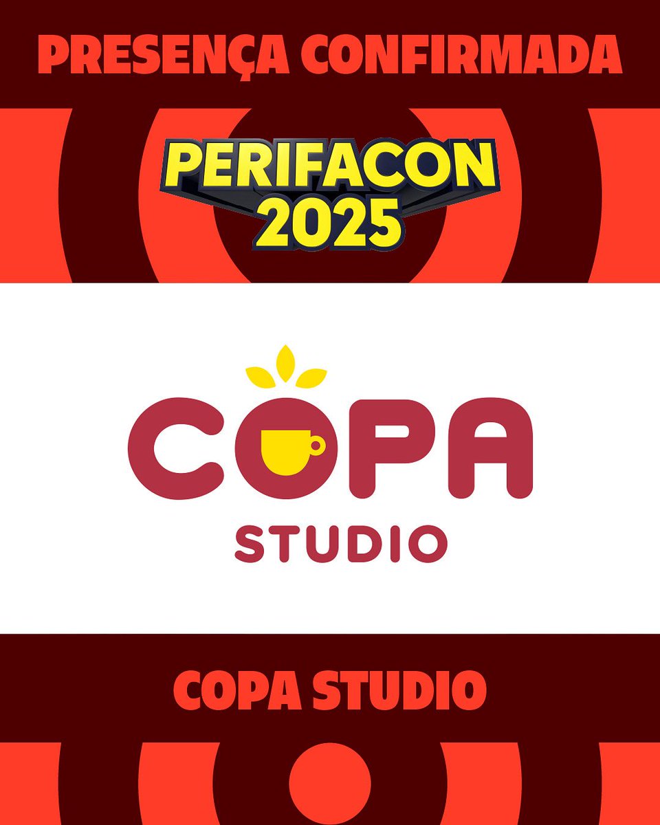 Eu gosto de abacate e também amamos ter o @Copastudios com a gente!

o Copa Studio é um estúdio de animação fundado em 2009 e já teve duas indicações consecutivas ao Emmy Internacional. 🏆
Vem com a gente!

📍 26 e 27 julho
📌 Fábrica de Cultura Jardim São Luís 
#perifacon2025