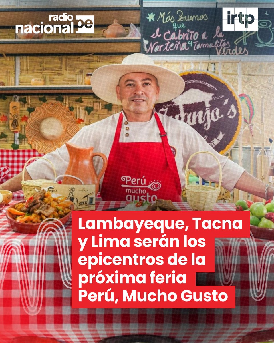 RadioNacionalFM's tweet image. 🥳 ¡Vuelve Perú, Mucho Gusto 2025 con tres imperdibles ediciones que celebran nuestra cultura, gastronomía y turismo! 🇵🇪✨
| #PerúMuchoGusto #GastronomíaPeruana #FiestasPatrias #SaboresDelPerú #HechoEnPerú #OrgulloPeruano #RadioNacional