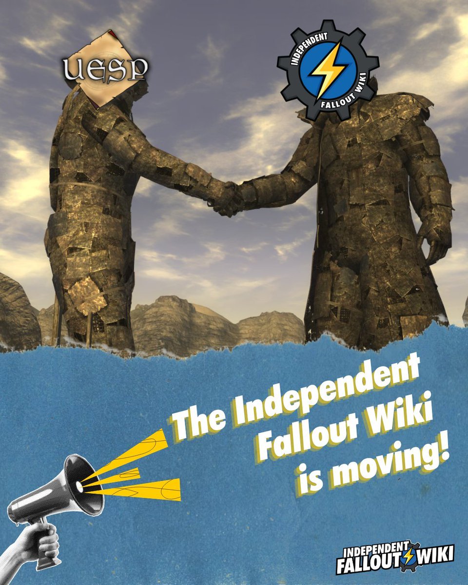 That's right, the Independent Fallout Wiki is moving! Now what does this mean for our editors and readers? Here is everything you need to know...