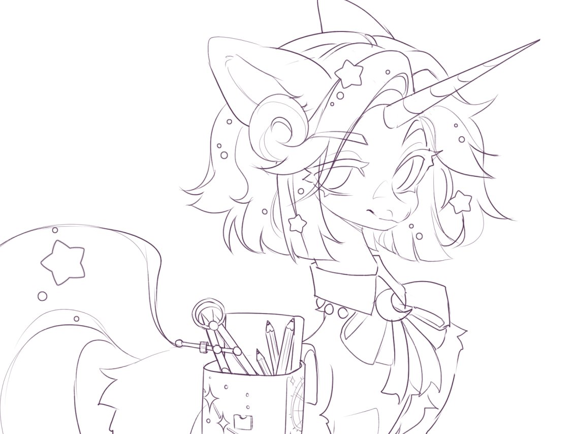 avroras_world's tweet image. A star pony WIP
#art #digitalart #pony #mlp #oc