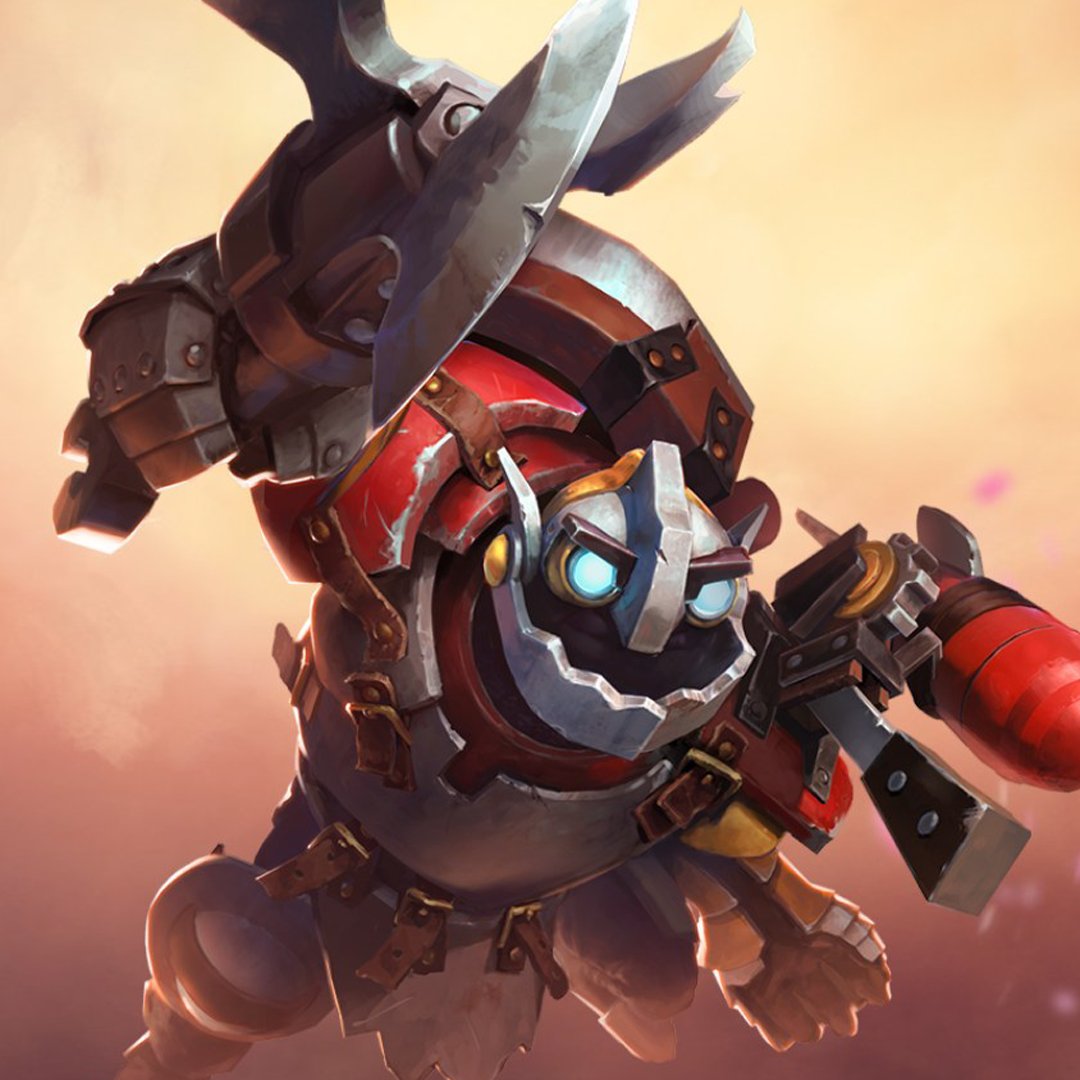 Clockwerk in Apex Automator With Rabid Watchcog - Dota 2 Figurine 3D Model  - Etsy, image size:1080x1080