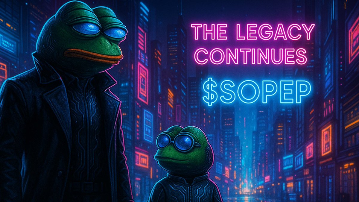sonpepcoin's tweet photo. 🚀 $SOPEP is BACK.
New team. New vision. Same unstoppable energy.
🐸 The son returns to claim his throne.
🔥 Community first. Memes forever.
📜 Revamped roadmap dropping soon.

#SonOfPep #SOPEP #memecoinseason #CryptoRevival #DeFi https://t.co/WdHZReJ0Wa