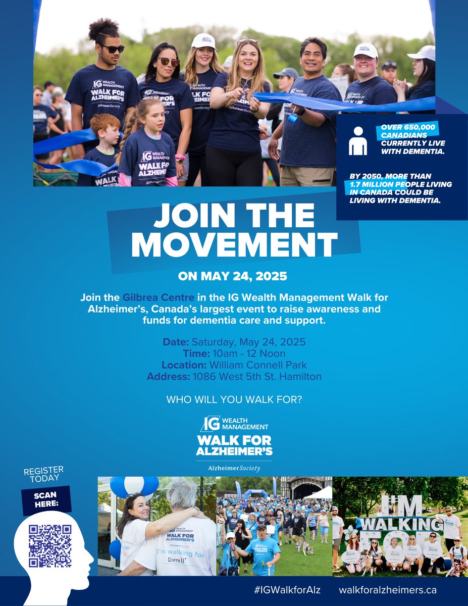 Gilbrea Student Group (@gilbreastudent) on Twitter photo Walk for Alzheimer's with Gilbrea this Saturday, May 24th! 
📆 Date: Saturday, May 24th, 2025
📍 Location: William Connell Park - 1086 West 5th St. Hamilton
🌎 Map: maps.app.goo.gl/xo8tTgaMbrnG4J…
⌚ Time: 10am - 12pm 
🚗 Onsite Parking
🐶 Pet-friendly
Join us for a post-walk picnic🧺 Walk for Alzheimer's with Gilbrea this Saturday, May 24th! 
📆 Date: Saturday, May 24th, 2025
📍 Location: William Connell Park - 1086 West 5th St. Hamilton
🌎 Map: maps.app.goo.gl/xo8tTgaMbrnG4J…
⌚ Time: 10am - 12pm 
🚗 Onsite Parking
🐶 Pet-friendly
Join us for a post-walk picnic🧺