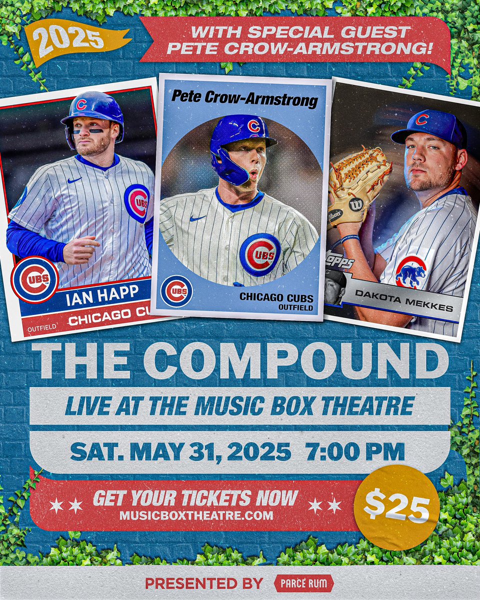 thecompoundpod's tweet image. VIP tickets are sold out!
Get your GA tickets now for our live show next Saturday!
🔗: musicboxtheatre.com/films-and-even…