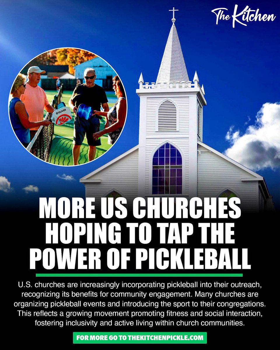 I, for one, am not a religious man but I’m all for anything that brings people together in a positive manner. PICKLEBALL = POSITIVITY. ⛪️