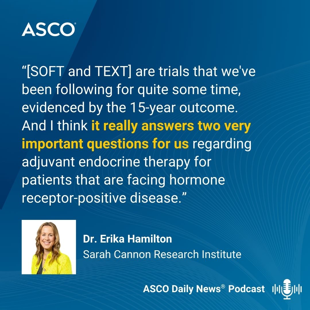 ASCO (@asco) on Twitter photo 🎙 Dr. John Sweetenham and <a href="/ErikaHamilton9/">Erika Hamilton, MD</a> of <a href="/SarahCannonDocs/">Sarah Cannon Docs</a> analyze several just-released abstracts that will be presented at this year's Annual Meeting on this special #ASCO25 preview episode of the #ASCODailyNews Podcast: brnw.ch/21wSRth 🎙 Dr. John Sweetenham and <a href="/ErikaHamilton9/">Erika Hamilton, MD</a> of <a href="/SarahCannonDocs/">Sarah Cannon Docs</a> analyze several just-released abstracts that will be presented at this year's Annual Meeting on this special #ASCO25 preview episode of the #ASCODailyNews Podcast: brnw.ch/21wSRth