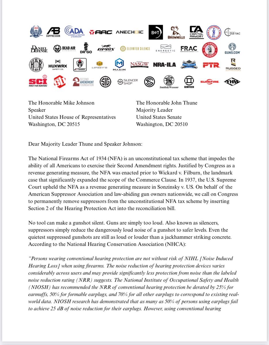 palmettoarmory's tweet image. The Hearing Protection Act, H.R. 404, has passed the House and now moves to the Senate. At Palmetto State Armory, we are committed to the pursuit of spreading freedom for all Americans, and that’s what this bill represents.

This bill would remove the tax requirements associated…