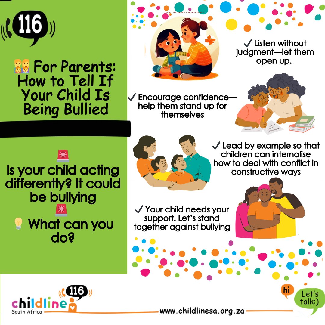 🚨 Is your child struggling? Bullying can show up in different ways—withdrawal, anxiety, or fear of school.
💙 Listen. Support. Take Action. 💙
👨‍👩‍👧‍👦 If you suspect bullying, don’t ignore the signs!
#ParentsAgainstBullying #SpeakUp

Remember,  you may call us 24X7 on 1️⃣1️⃣6️⃣