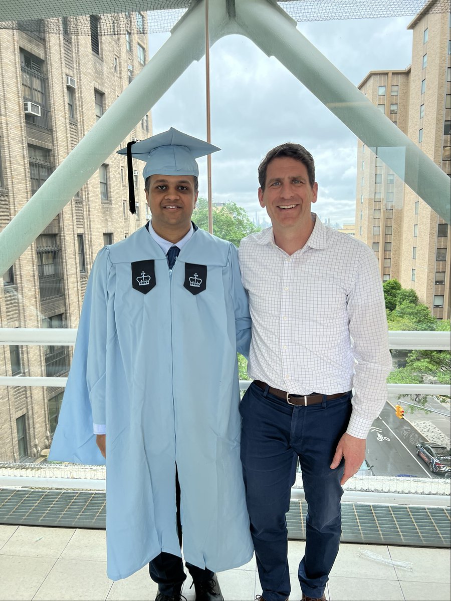 Weinberg Family Cerebral Palsy Center (@weinbergcp) on Twitter photo Congrats to our Movement Recovery Lab's lab manager Aditya Ramamurthy, now an MBA!
Celebrating his graduation from <a href="/columbia/">Columbia University</a> Business School. Congrats to our Movement Recovery Lab's lab manager Aditya Ramamurthy, now an MBA!
Celebrating his graduation from <a href="/columbia/">Columbia University</a> Business School.