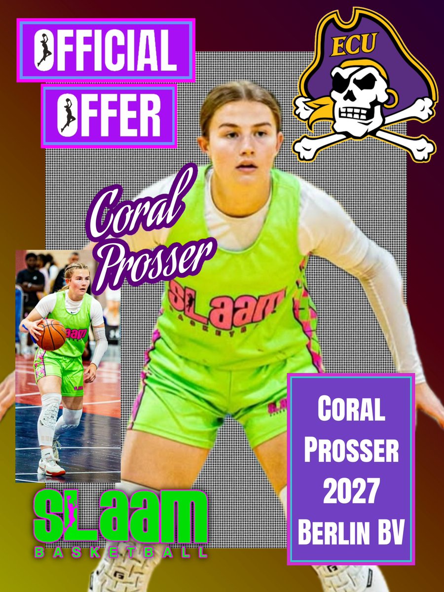 slaambasketball (@slaambasketball) on Twitter photo Big congrats to #SLAAMFam's <a href="/coral_prosser24/">Coral Prosser</a> on her amazing opportunity to join <a href="/ecucoachkim/">Kim McNeill</a> & <a href="/ECUWBB/">East Carolina Womenโs Basketball</a>! ๐๐ฅ So proud of your dedication, Coral! Shoutout to <a href="/BerlinAthletics/">Berlin Athletics</a>, <a href="/slaam2026jamal/">SLAAM 2026 Woodson</a>, & <a href="/SelectEventsBB/">Select Events Basketball</a> for the support. Letโs go, Pirates! โ ๏ธ #ECUProud Big congrats to #SLAAMFam's <a href="/coral_prosser24/">Coral Prosser</a> on her amazing opportunity to join <a href="/ecucoachkim/">Kim McNeill</a> & <a href="/ECUWBB/">East Carolina Womenโs Basketball</a>! ๐๐ฅ So proud of your dedication, Coral! Shoutout to <a href="/BerlinAthletics/">Berlin Athletics</a>, <a href="/slaam2026jamal/">SLAAM 2026 Woodson</a>, & <a href="/SelectEventsBB/">Select Events Basketball</a> for the support. Letโs go, Pirates! โ ๏ธ #ECUProud
