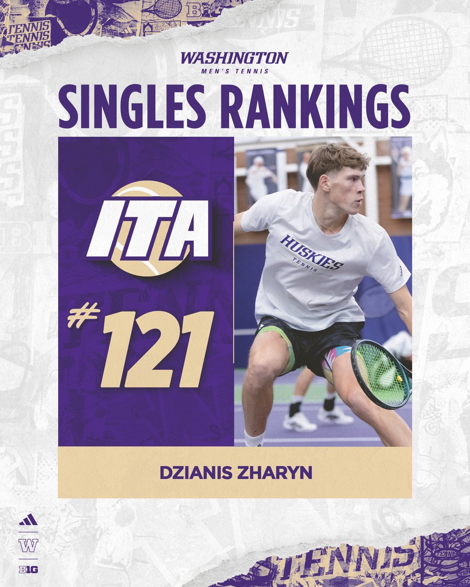 The Big Ten Sportsmanship Award winner posts the first year-end singles ranking of his career 👏👏

#GoHuskies