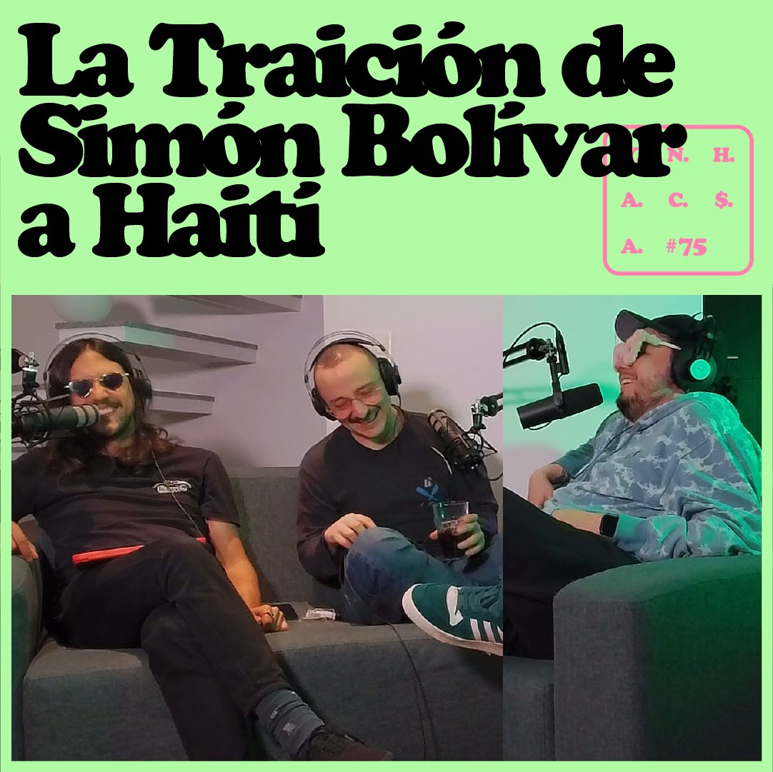¿Sabías que sin Haití no habría independencia en América Latina?

Bolívar recibió todo… y les pagó con traición.

Nuevo capítulo ya disponible: youtu.be/okIXnnaKNcQ?si…

#YNHACSA #PodcastEnEspañol #HistoriaLatinoamericana #SimónBolívar #Haití #EstafaHistórica #PodcastLatino