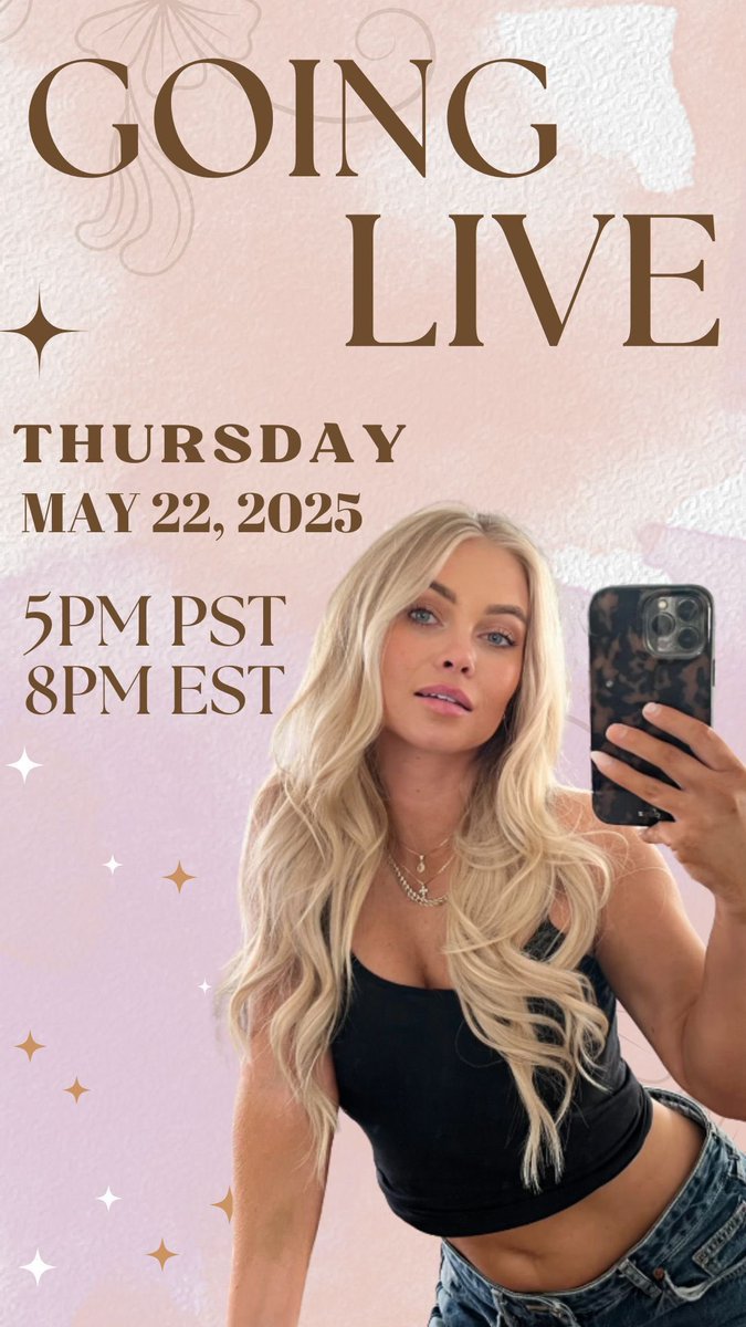 HaileyOstrom's tweet image. Going live tonight on my other account.
Come join the fun 🩷
app.fanfix.io/@haileyostrom