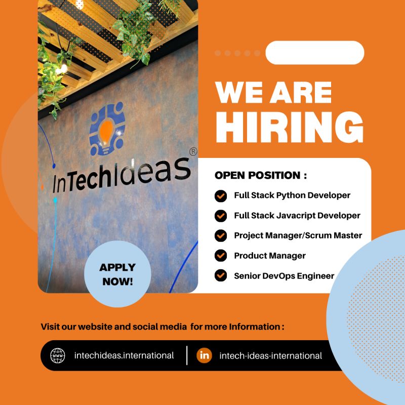 📢 En <a href="/intechideas/">intechideas</a> ➡️ se encuentran las siguientes oportunidades 💻😎👍 

Pueden revisar los detalles y aplicar:
🌐 intechideas.zohorecruit.com/jobs/careers

#Panama #remotejobs