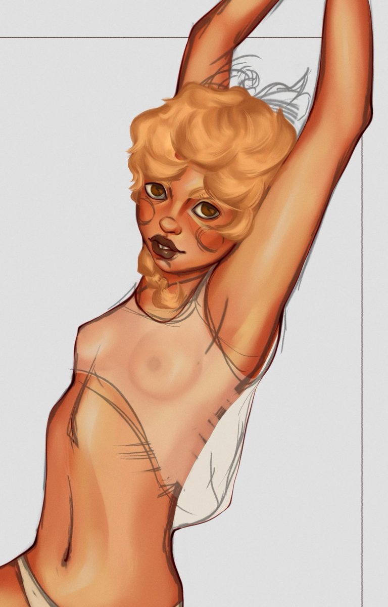 _rogart_'s tweet image. For some reason I really like sketches over finished art