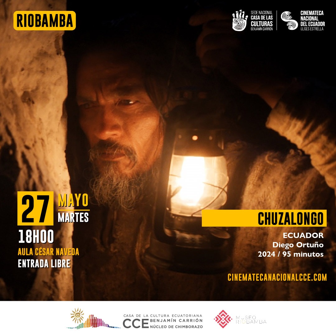 Cinemateca Nacional del Ecuador (@cinemateca_ec) on Twitter photo 📌 Chimborazo:
🟡 Chuzalongo
🟡 27 de mayo de 2025
🟡 18h00
🟡 Aula César Gaveda - Riobamba
🟡 Entrada libre hasta completar aforo
-
🟡 Conoce toda nuestra cartelera: 👇
cinematecanacionalcce.com/cartelera
🟨 <a href="/CasadelaCultura/">Casa de la Cultura Ecuatoriana</a>
🟨 <a href="/MccRiobamba/">Museo Riobamba</a> 📌 Chimborazo:
🟡 Chuzalongo
🟡 27 de mayo de 2025
🟡 18h00
🟡 Aula César Gaveda - Riobamba
🟡 Entrada libre hasta completar aforo
-
🟡 Conoce toda nuestra cartelera: 👇
cinematecanacionalcce.com/cartelera
🟨 <a href="/CasadelaCultura/">Casa de la Cultura Ecuatoriana</a>
🟨 <a href="/MccRiobamba/">Museo Riobamba</a>