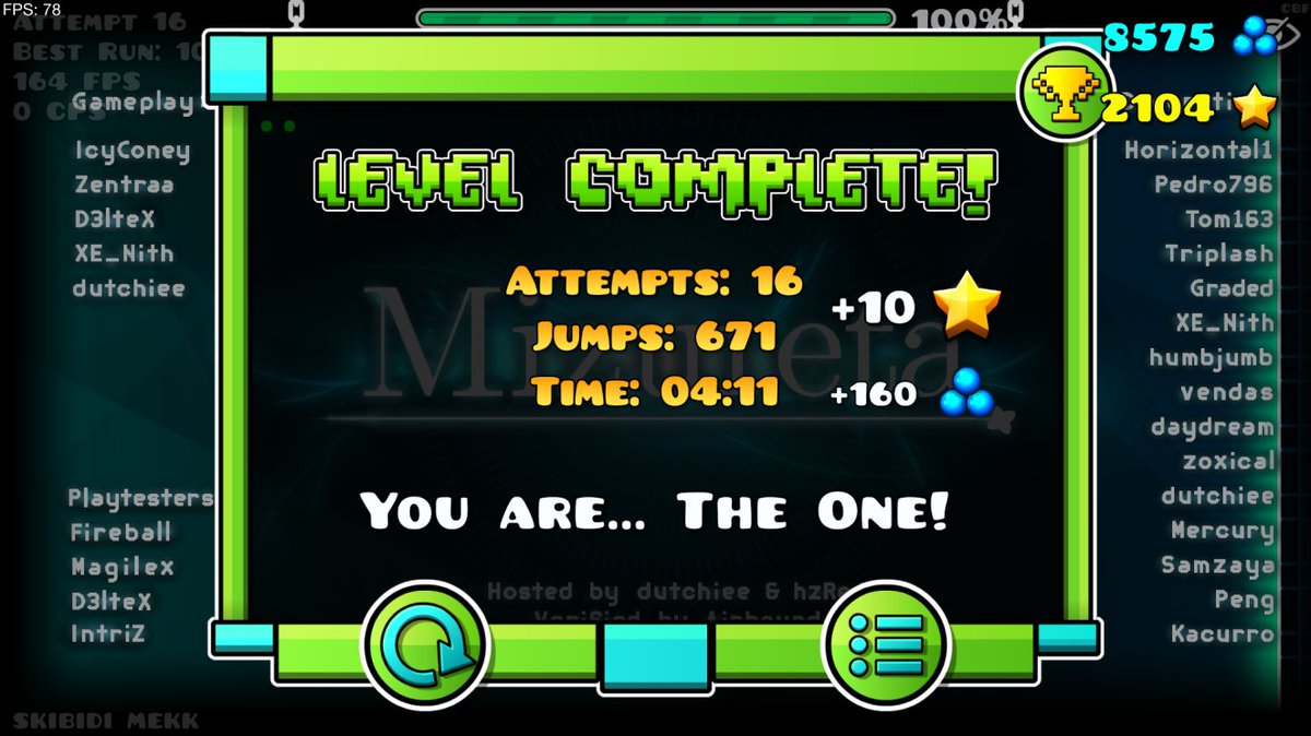 mizureta 100%!!! 3.6k atts 2nd hardest (yoasobi 4/5) kuzureta next