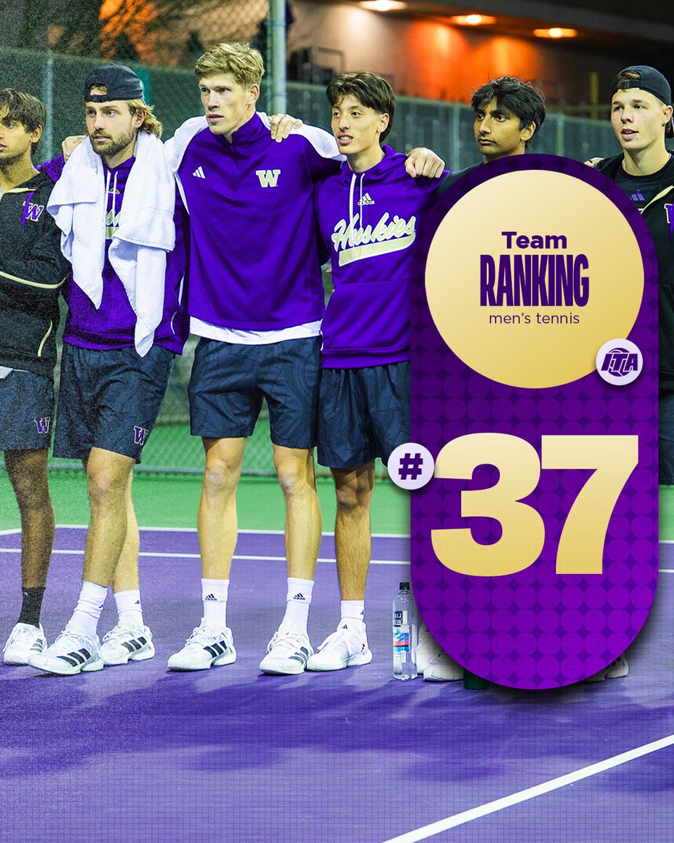 The men posted their highest year-end <a href="/ITA_Tennis/">ITA</a>
ranking since 2013 📈📈

🔗gohski.es/4dqUCQG

#GoHuskies