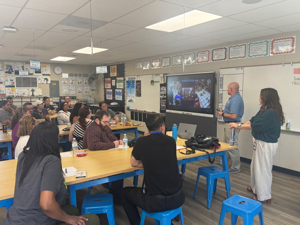 Dr. Rayshell Fambrough (@tech_buddha) on Twitter photo Great to see so many VexIQ Robotics Coaches join our end of the year meeting! The future of our elementary robotics league is bright with these rockstars at the helm!!!
#TeamBCSD #Robotics <a href="/VEXRobotics/">VEX Robotics</a> #STEM Great to see so many VexIQ Robotics Coaches join our end of the year meeting! The future of our elementary robotics league is bright with these rockstars at the helm!!!
#TeamBCSD #Robotics <a href="/VEXRobotics/">VEX Robotics</a> #STEM