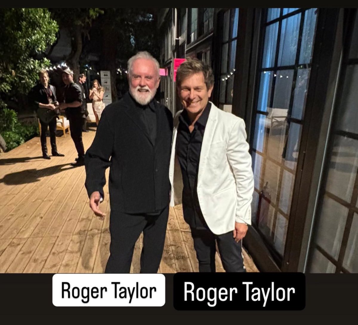 DDArgentina's tweet photo. RogerS TaylorS 
Foto por @duranduran https://t.co/9pPgvQ3rCZ