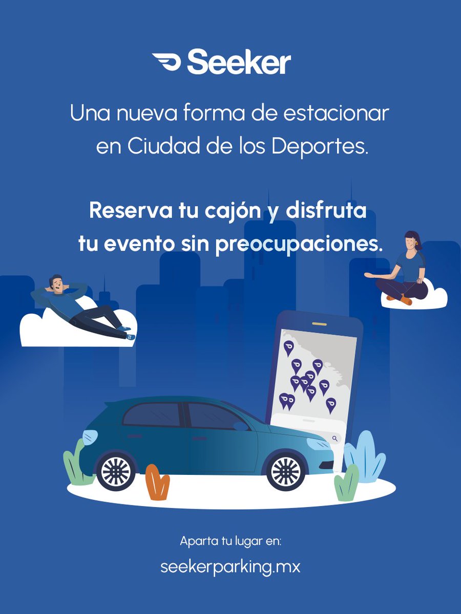 estadiocdd's tweet photo. ¿Vienes al @ClubAmerica  vs Toluca? ⚽ ¡𝗨𝘁𝗶𝗹𝗶𝘇𝗮 @seekerparking 𝘆 𝗿𝗲𝘀𝗲𝗿𝘃𝗮𝗿 𝘁𝘂 𝗰𝗮𝗷ó𝗻 𝗱𝗲 𝗲𝘀𝘁𝗮𝗰𝗶𝗼𝗻𝗮𝗺𝗶𝗲𝗻𝘁𝗼! 

Aprovecha este servicio y reserva tu espacio en estacionamientos cercanos: https://t.co/KcLXUoIoHp 🚗.

#PorElBienDeTodos #ECDD https://t.co/cnLCPEDrbN