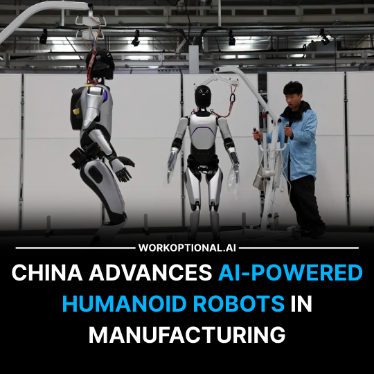China is building an army of humanoid robots.
 Funded with $20B+ in subsidies.
 Run by startups like AgiBot and MagicLab.
 Trained on embodied AI.
 Deployed to factories
The robot labor future is here
Subscribe: workoptional.beehiiv.com/subscribe
#WorkOptional #AI #China #Robotics #TechNews