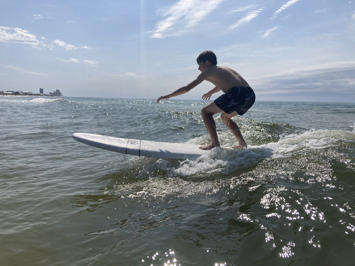 TimWebb63's tweet image. They built them this semester, today our GSMS students put their surf and skim boards to use at Little Lagoon Pass!