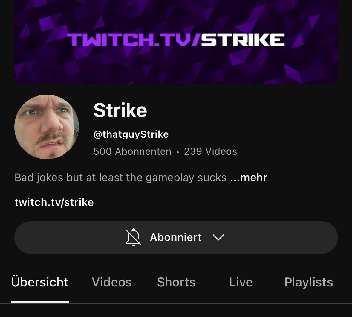 btcdaoo's tweet photo. @thatguyStrike Sub nr 500!! 🥳 https://t.co/pQsFIDcb8k