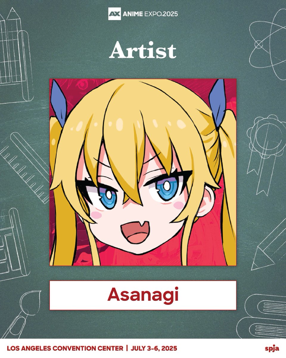 AnimeExpo's tweet photo. #AX2025 Artist: ✨ Asanagi ✨ – a legendary H-manga and doujin artist!

Legendary hentai manga and doujin artist Asanagi is making their first-ever public appearance outside of Japan at Anime Expo 2025! Widely regarded as one of the most prolific hentai artists in the world, Asanagi will take part in an exclusive Q&A panel, multiple autograph sessions, and will have limited-edition merchandise available at the FAKKU booth in Kentia Hall.

✅ (18+ Content) Panel Appearance: FAKKU Asanagi - Guest Q&A
📆 Date: July 4th 
⏲️ Time: 9:00PM - 10:20PM
📍 Location: JW Marriott Platinum

🎟️ Register Now! https://t.co/BgeDmiK7s2 
🏩 Book your Room! https://t.co/pcpsSsweVd 
📱 Download Our Mobile App! https://t.co/8LmHwo8Z07 

Anime Expo 2025 | July 3-6, 2025 | Los Angeles Convention Center, CA 

#AnimeExpo #AX2025 #AnimeExpo2025 #Anime #Japan #LosAngeles #Manga #Cosplay #Otaku #Gaming #RPG #AMV #Shoujo #Shounen #Asanagi