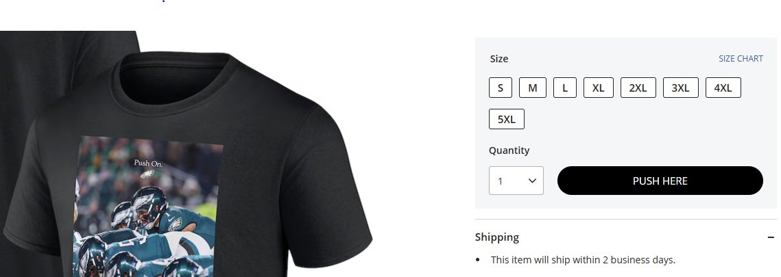 jeff_cranmer's tweet image. Looking for that special something to give your favorite @packers fan? Push here. #FlyEaglesFly