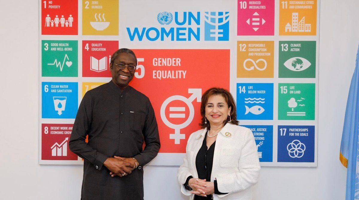 UNISS (@unis_sahel) on Twitter photo Great encounter today in New York b/n <a href="/UN/">United Nations</a> Special Coordinator for Dev’t in the Sahel <a href="/MarDieye/">Mar Dieye</a> & <a href="/unwomenchief/">Sima Bahous</a> Sima Bahous.
Both leaders discussed the instrumental role women play in peace & security, & dev’t in the Sahel.
🤝<a href="/UN_Women/">UN Women</a> pledged continuous strong support to #UNISS Great encounter today in New York b/n <a href="/UN/">United Nations</a> Special Coordinator for Dev’t in the Sahel <a href="/MarDieye/">Mar Dieye</a> & <a href="/unwomenchief/">Sima Bahous</a> Sima Bahous.
Both leaders discussed the instrumental role women play in peace & security, & dev’t in the Sahel.
🤝<a href="/UN_Women/">UN Women</a> pledged continuous strong support to #UNISS