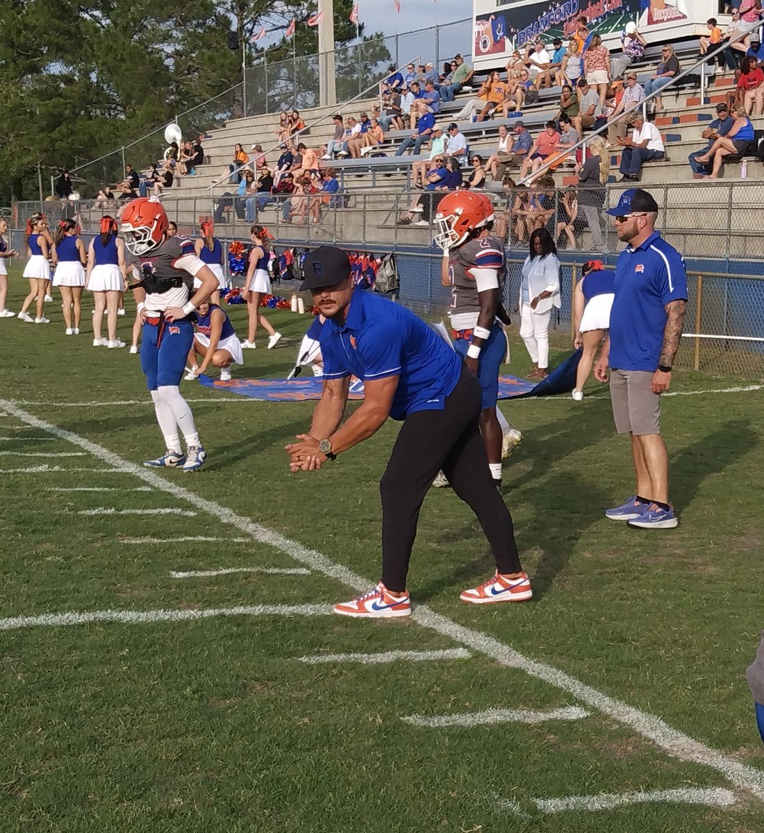 BRANFORD -- Bucs coach Tim Clark is hoping to get a glimpse of his team's strength &amp; weakness in tonight's spring game vs. visiting Dixie County. Branford is coming off a  6-4 season while the Bears (7-7) overcame a slow start to eventually make a 3-win postseason run last fall.